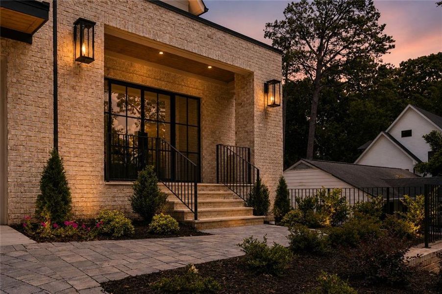 Exterior details and patio area of a home in , Brookhaven (Image 35).