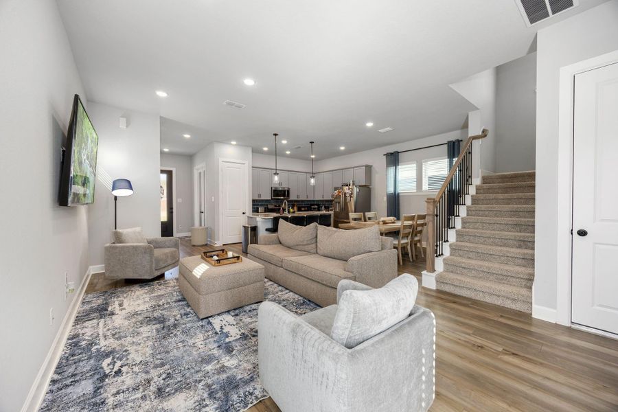 Furnished interior view inside a new home in , Humble (Image 16). Furnished interior view inside a new home in , Humble (Image 16).