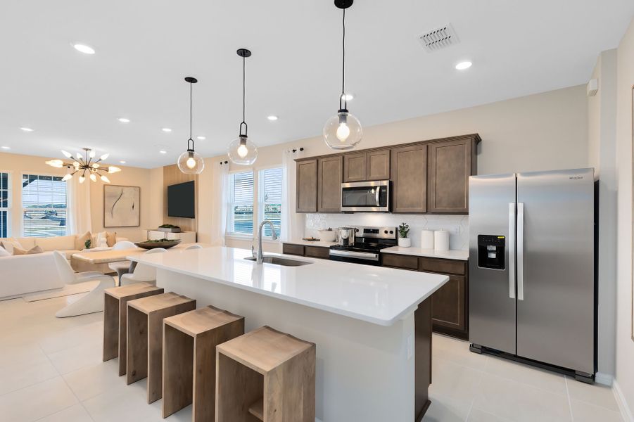 Furnished interior view inside a new home in Silverleaf Oaks, Winter Garden (Image 5).