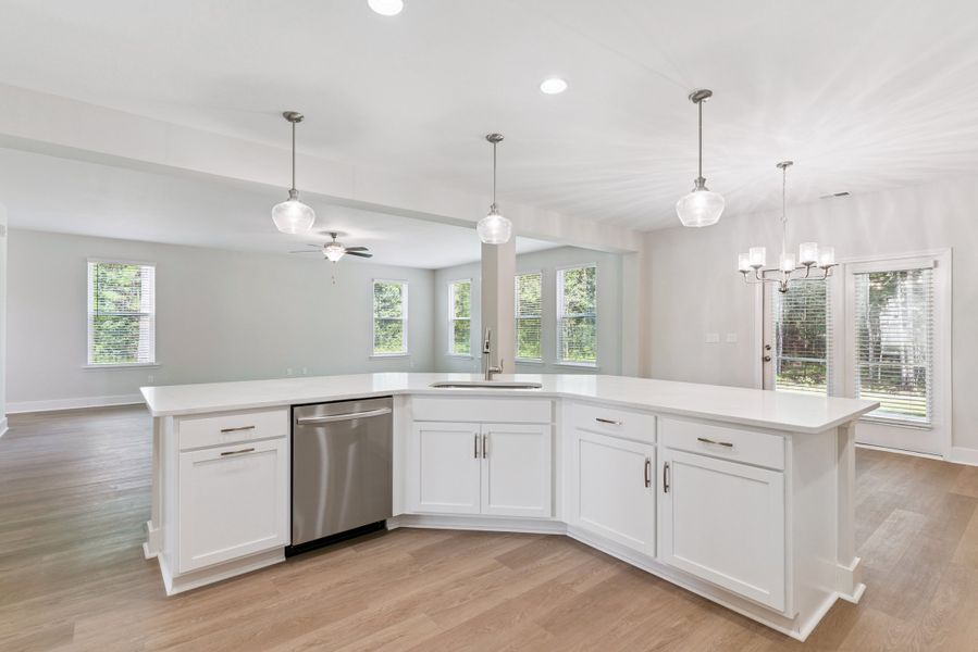 Furnished interior view inside a new home in NorthShore on the St. Marys River, Kingsland (Image 8).
