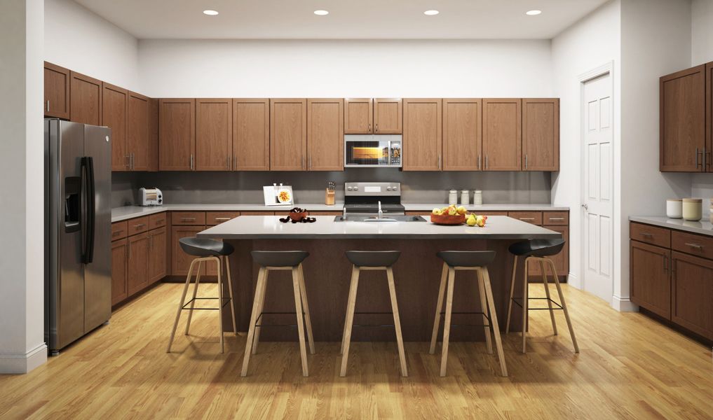 Kitchen with spacious island