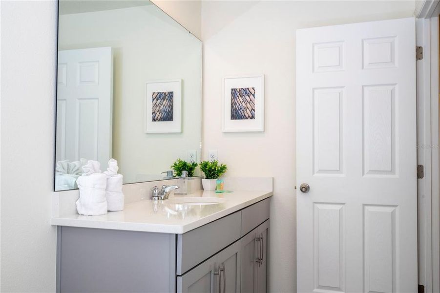 Furnished interior view inside a new home in Solara Resort, Kissimmee (Image 5).