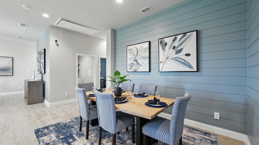 Furnished interior view inside a new home in Rock Creek West, Fort Worth (Image 28).