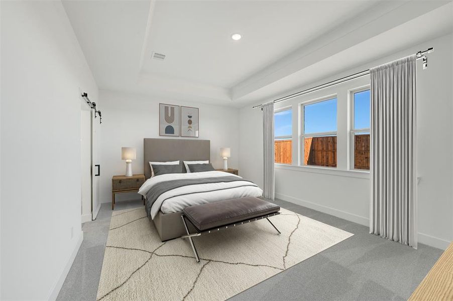 Furnished interior view inside a new home in Timberbrook, Justin (Image 15).