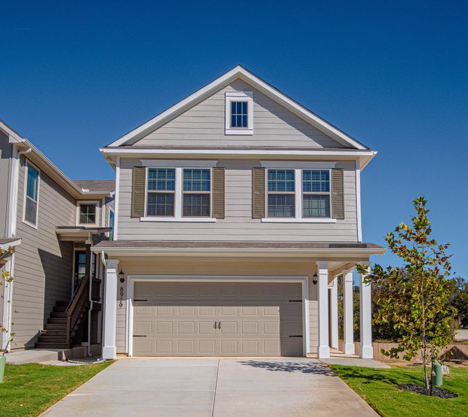 Representative exterior photo of a completed home built from the The Osbourne by Rosehaven Homes in Magnolia Village, San Antonio, TX (Image 2).