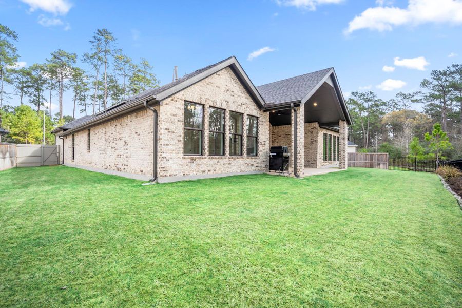 Backyard to enjoy all year long.