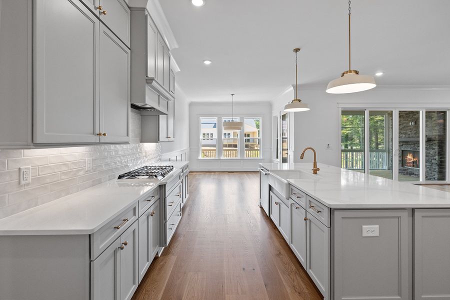 Representative furnished interior of a home built from the The Emerson by RobuckHomes in Stonehenge, Raleigh (Image 113).