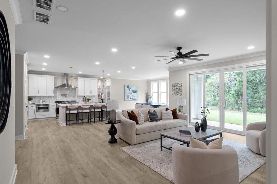 Furnished interior view inside a new home in , Lilburn (Image 28).