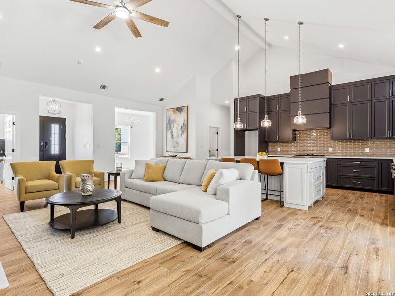 Furnished interior view inside a new home in , Terrell Hills (Image 5).