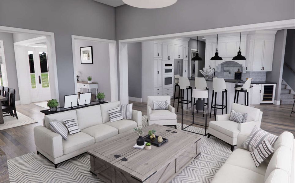 Representative furnished interior of a home built from the Milton by Zeal Home Builders in Patti Lynn Hills, Paradise (Image 10).