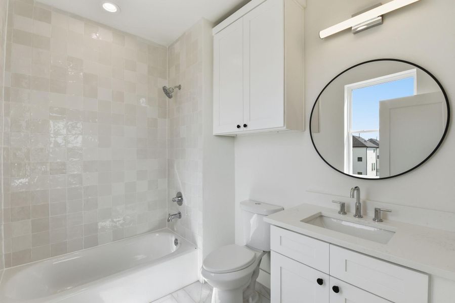 Furnished interior view inside a new home in , Houston (Image 36).