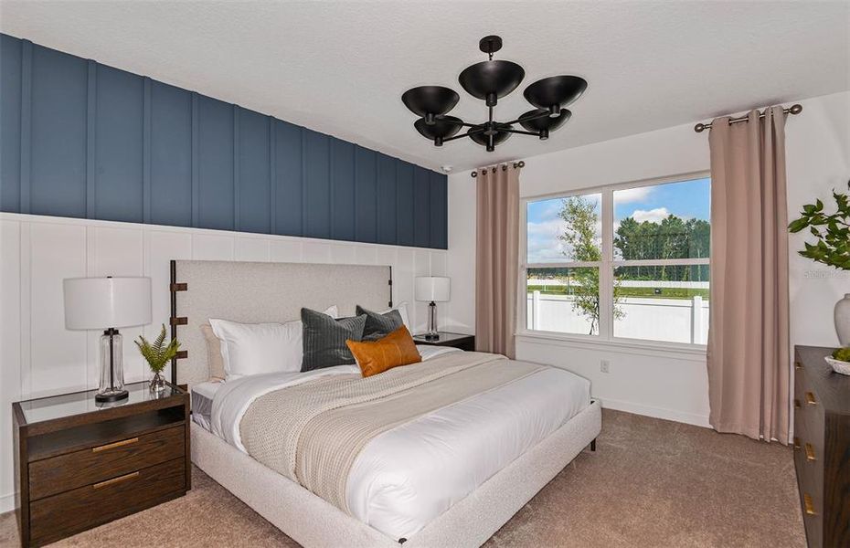 Furnished interior view inside a new home in Hawthorne Ranch, Lakeland (Image 3).