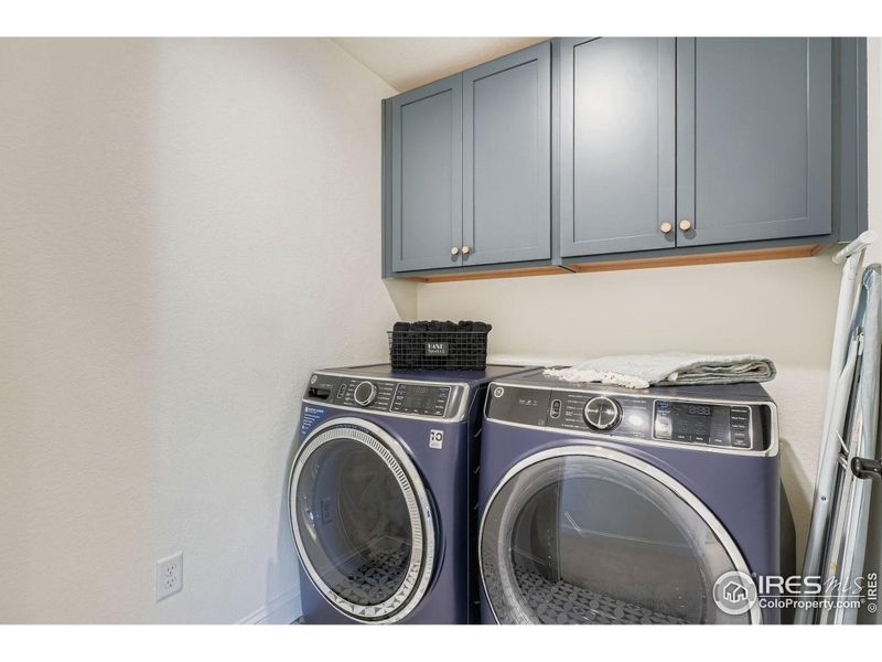 2nd story laundry room, Luxury front load GE washer and dryer included. 2nd story laundry room, Luxury front load GE washer and dryer included.