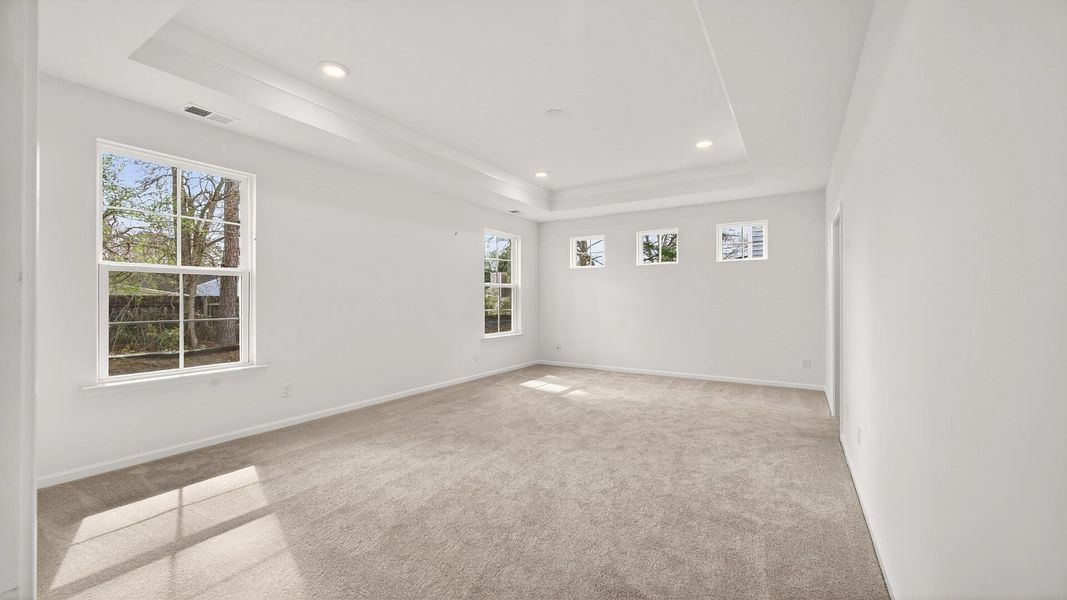 Spacious, unfurnished interior of a new home in Creekside at Andrews, Summerville (Image 20). Spacious, unfurnished interior of a new home in Creekside at Andrews, Summerville (Image 20).