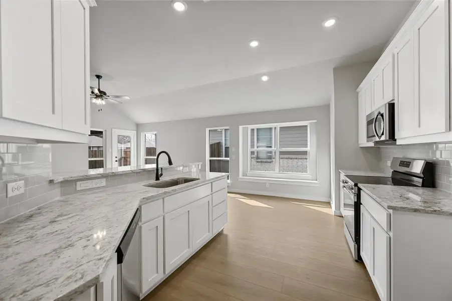 Representative furnished interior of a home built from the Hanover by Cheldan Homes in Sunset Ridge, Keene (Image 12). Representative furnished interior of a home built from the Hanover by Cheldan Homes in Sunset Ridge, Keene (Image 12).