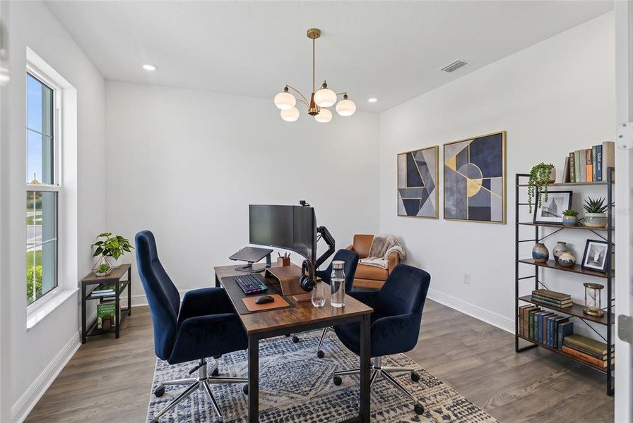 Furnished interior view inside a new home in , Sarasota (Image 62).