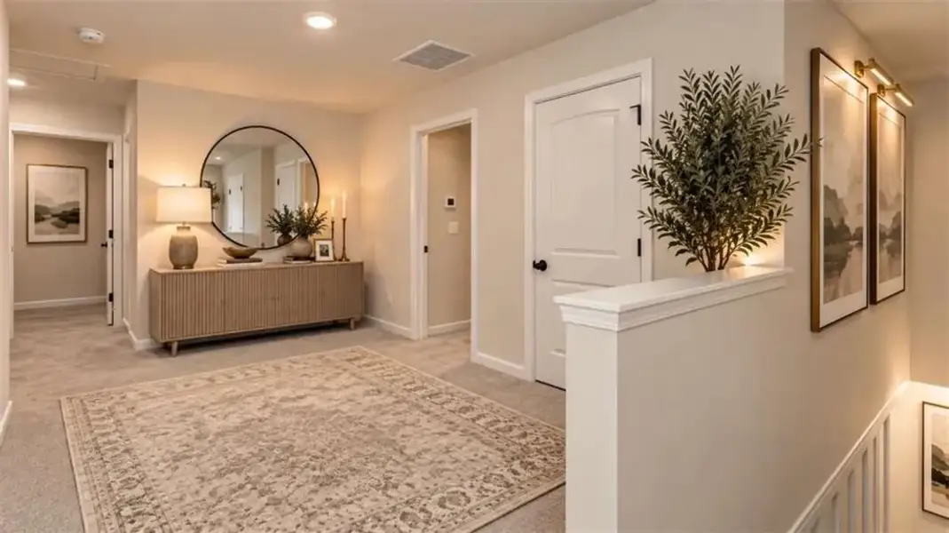 Furnished interior view inside a new home in , Marietta (Image 13). Furnished interior view inside a new home in , Marietta (Image 13).