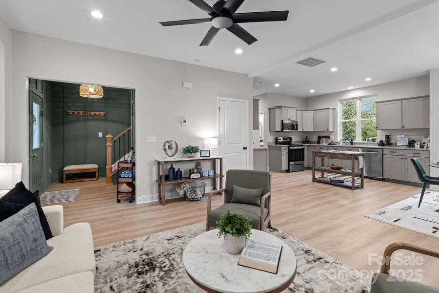Furnished interior view inside a new home in , Statesville (Image 14). Furnished interior view inside a new home in , Statesville (Image 14).
