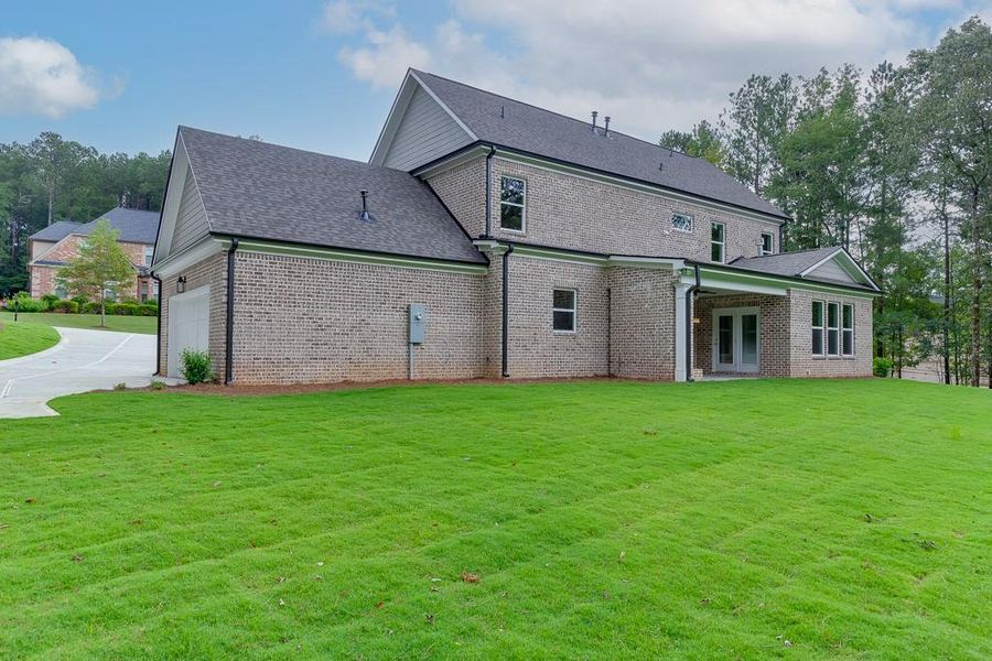 Front exterior of a new home in , Bishop, GA, highlighting curb appeal (Image 28).