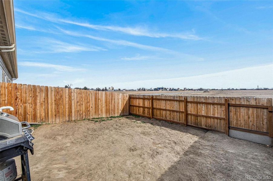 Fenced in yard ready to have your privacy and pets. Fenced in yard ready to have your privacy and pets.