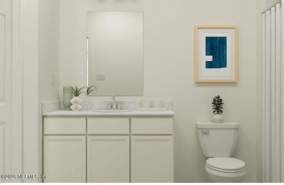 Furnished interior view inside a new home in Granary Park, Green Cove Springs (Image 8).