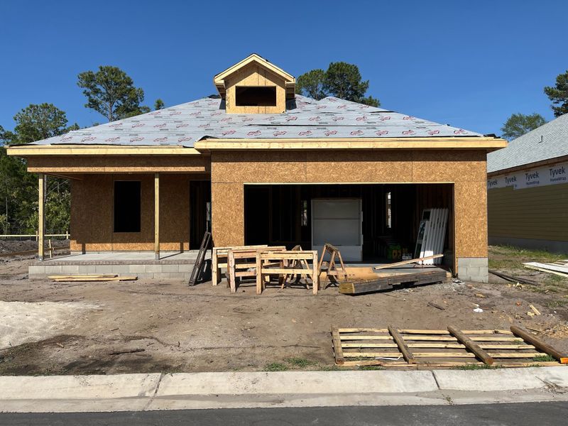 In-progress construction of a new home in Osprey Landing, Southport, NC (Image 6). In-progress construction of a new home in Osprey Landing, Southport, NC (Image 6).