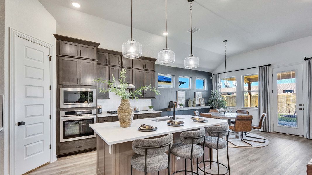 Representative furnished interior of a home built from the Palm by DRB Homes in Meyer Ranch – Premier, New Braunfels (Image 12).