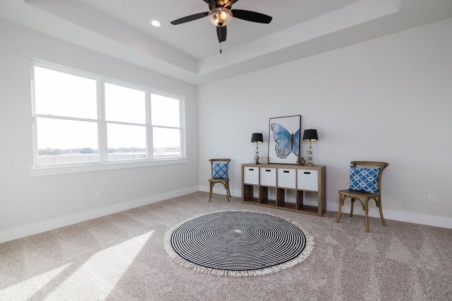 Representative furnished interior of a home built from the The Lydia by Reece Homes in Harvest Meadows, Bryan (Image 47).