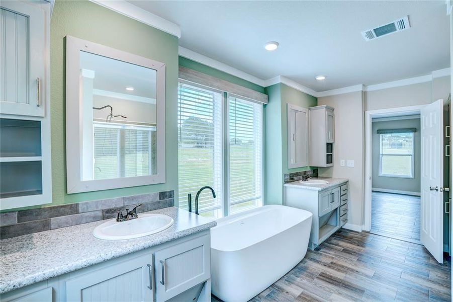 Furnished interior view inside a new home in , Springtown (Image 7).