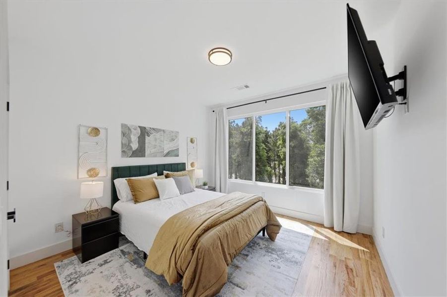 Furnished interior view inside a new home in , Atlanta (Image 5).