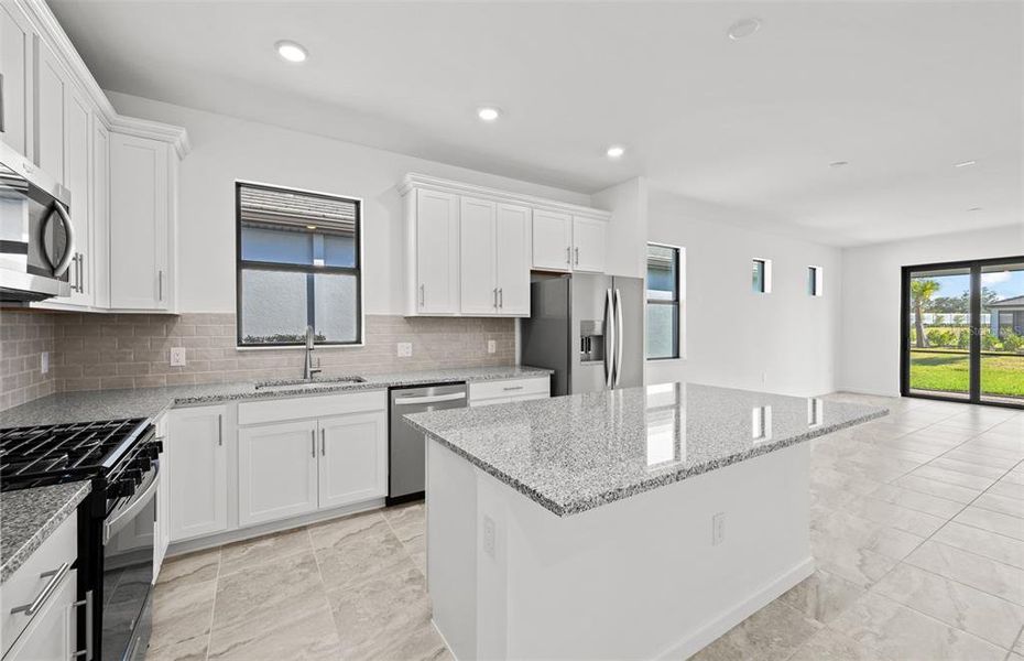 Furnished interior view inside a new home in Arbor Oaks, North Port (Image 4). Furnished interior view inside a new home in Arbor Oaks, North Port (Image 4).