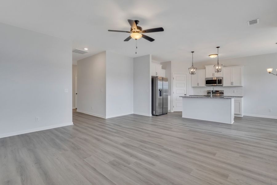 Representative unfurnished interior of a home built from the The Norman by RTS Homes in Doctor's Creek, Ludowici (Image 34).