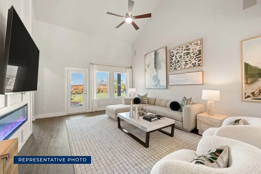 Representative furnished interior of a home built from the Harrison F by First Texas Homes in Oaklawn, Van Alstyne (Image 10).