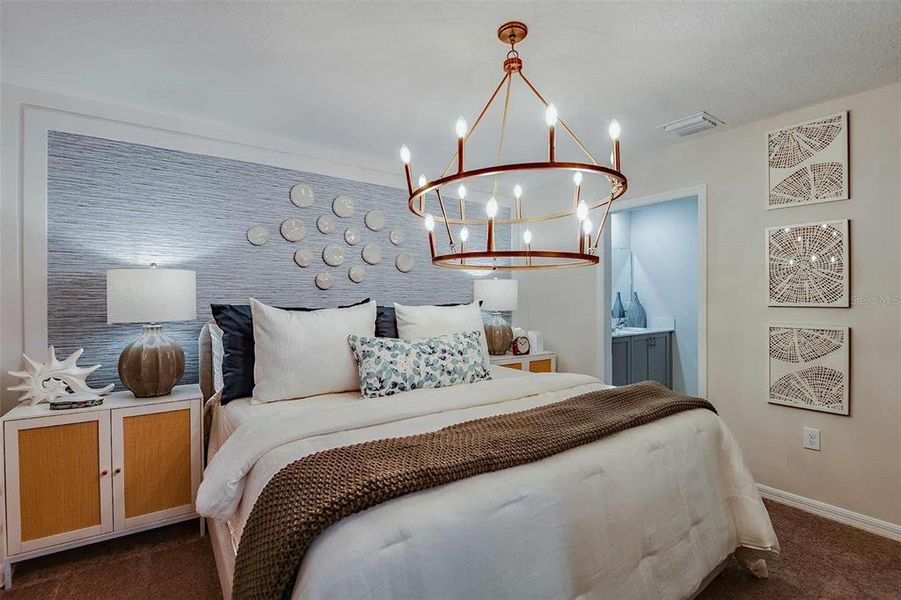 Furnished interior view inside a new home in , Haines City (Image 23). Furnished interior view inside a new home in , Haines City (Image 23).