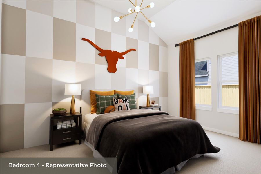 Furnished interior view inside a new home in Briarley, Montgomery (Image 10).