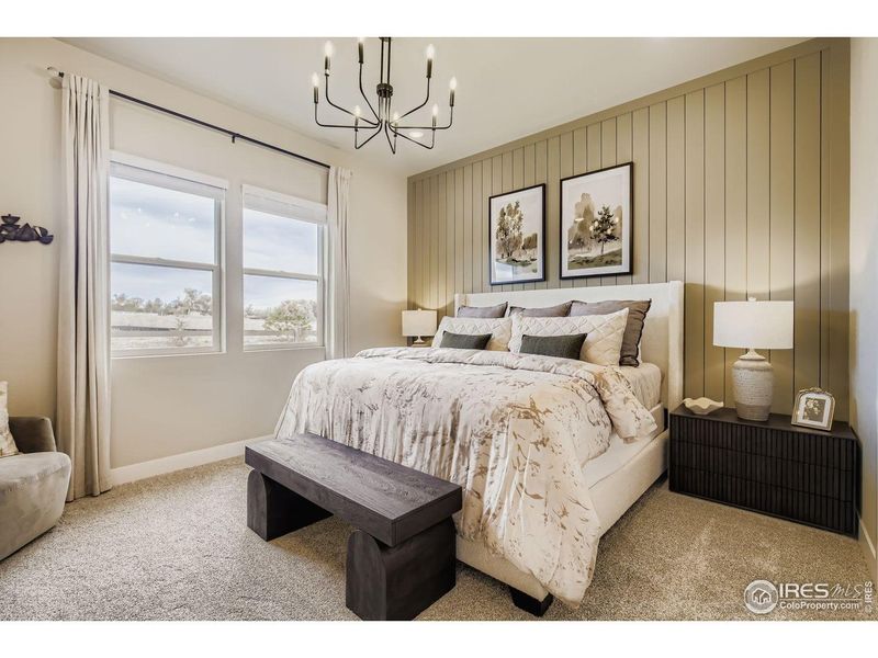 Furnished interior view inside a new home in Country Club Reserve – Fort Collins, Fort Collins (Image 9).