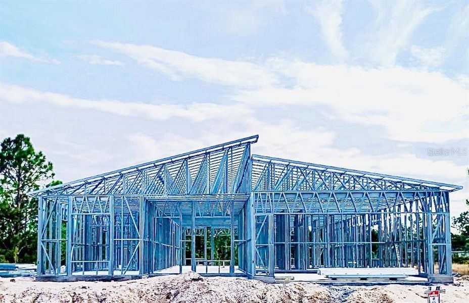 In-progress construction of a new home in , Punta Gorda, FL (Image 50).