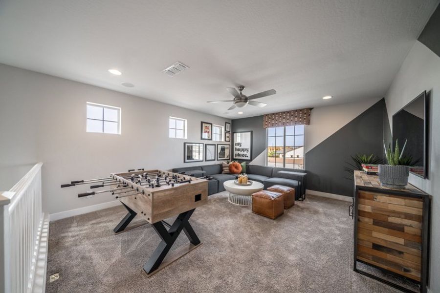 Furnished interior view inside a new home in Hawes Crossing, Mesa (Image 12).