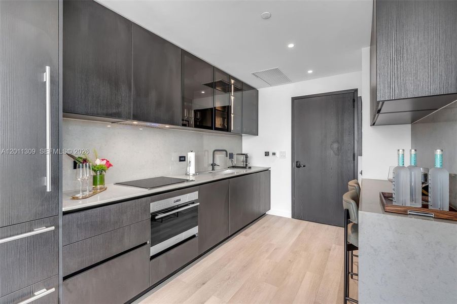 Furnished interior view inside a new home in , Miami (Image 8).