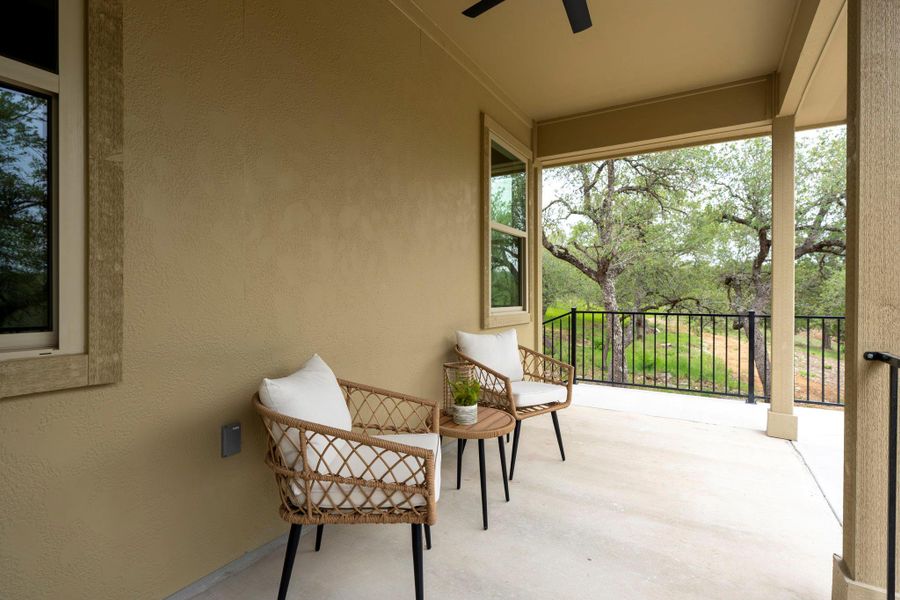 Exterior details and patio area of a home in , Dripping Springs (Image 24).