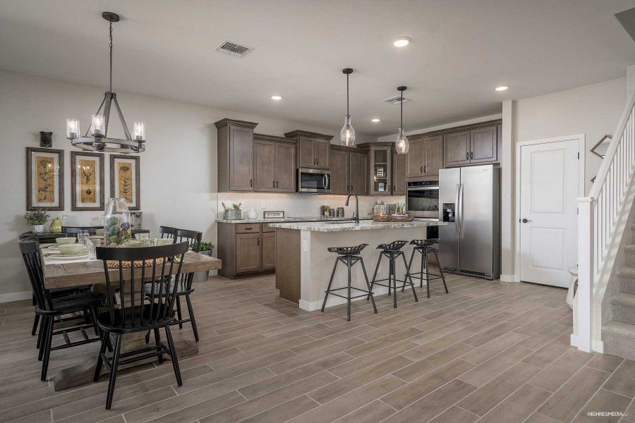 Dining Room to Kitchen | Aspen | Northern Farms | New homes in Waddell, Arizona | Landsea Homes