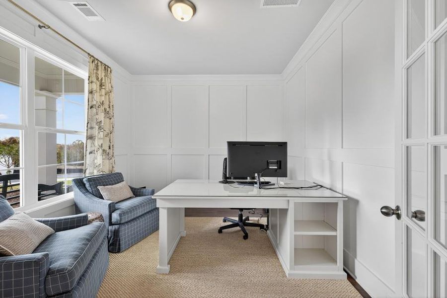 Furnished interior view inside a new home in Hemingway, Flowery Branch (Image 15).
