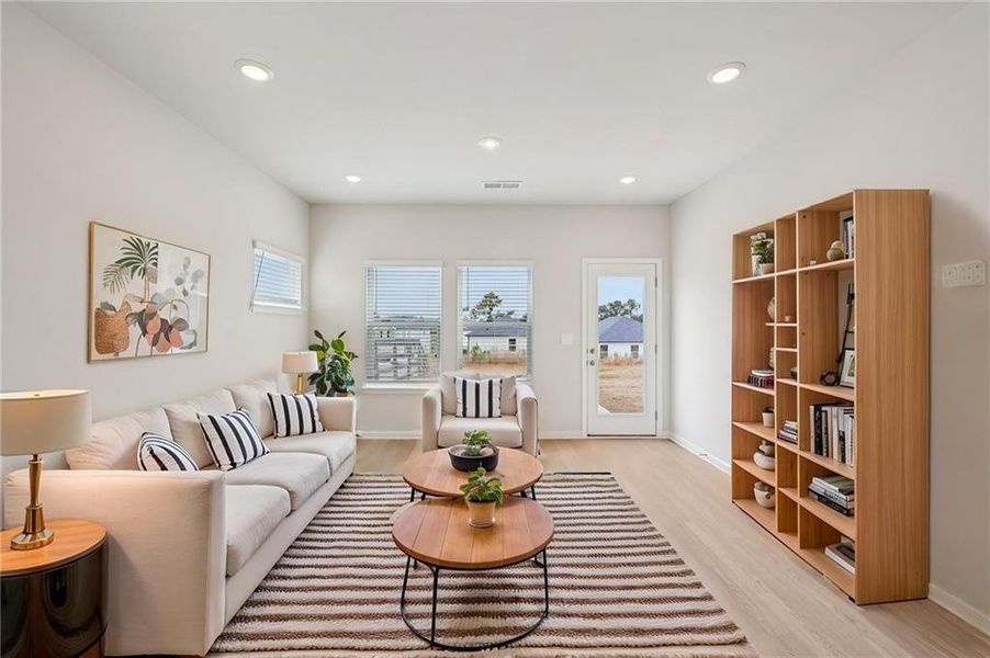 Furnished interior view inside a new home in Hawthorne Station, College Park (Image 5).