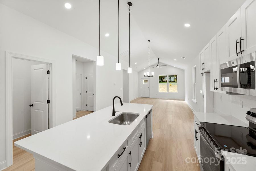 Furnished interior view inside a new home in , Concord (Image 8).