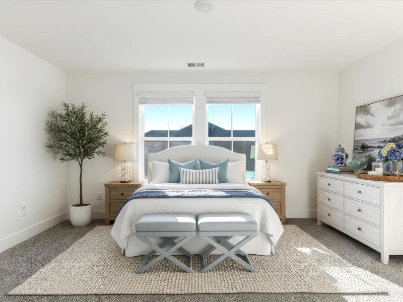 Furnished interior view inside a new home in The Coves at Lakes of Cane Bay, Summerville (Image 18).