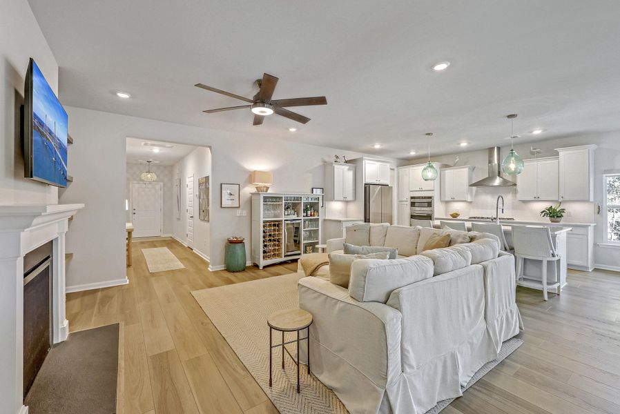 Furnished interior view inside a new home in Horizons at Summers Corner | 55+: The Legends, Summerville (Image 12).