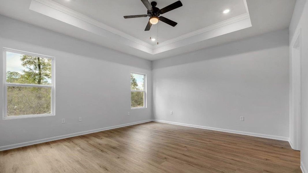 Spacious, unfurnished interior of a new home in Greystone, Crawfordville (Image 19).