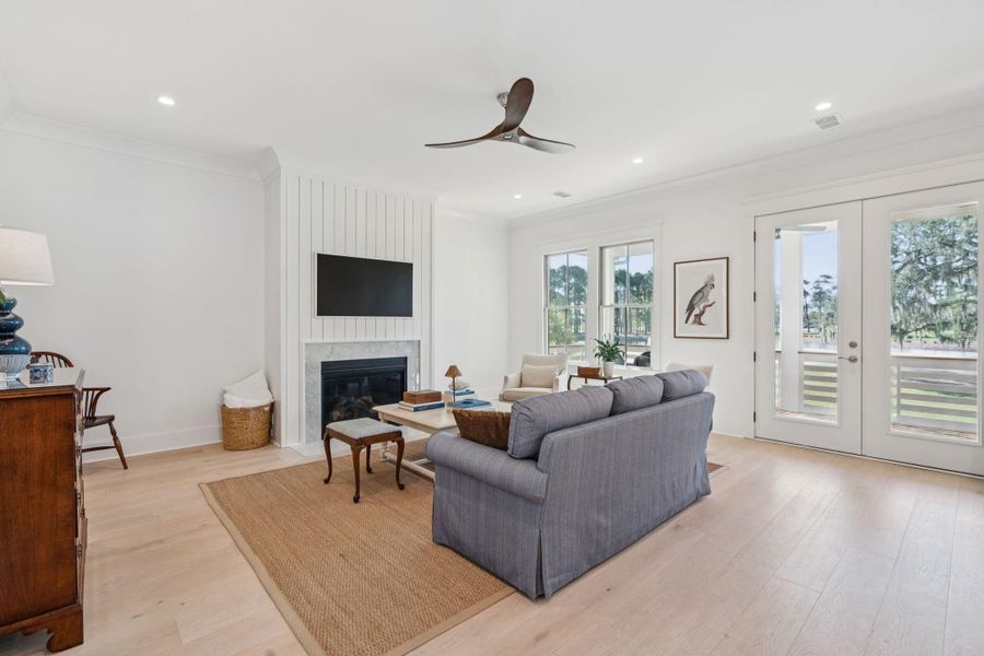 Furnished interior view inside a new home in , Johns Island (Image 7). Furnished interior view inside a new home in , Johns Island (Image 7).