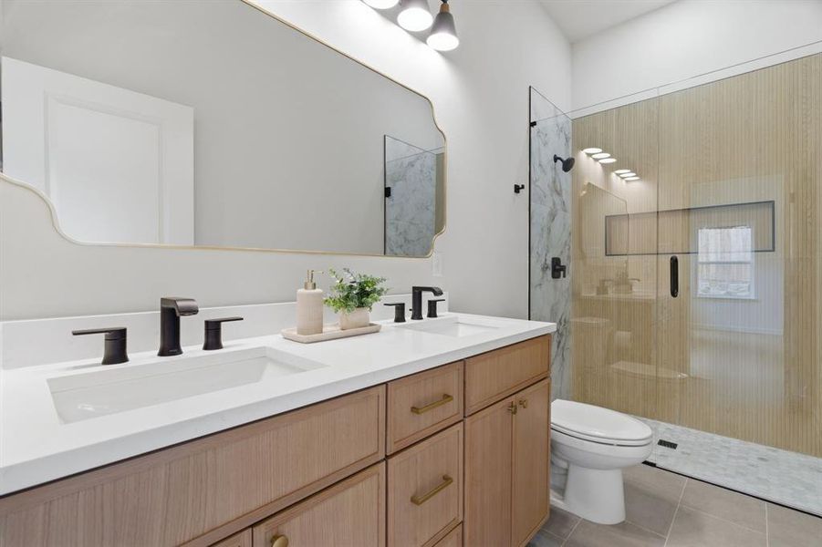 Furnished interior view inside a new home in , Granbury (Image 11).