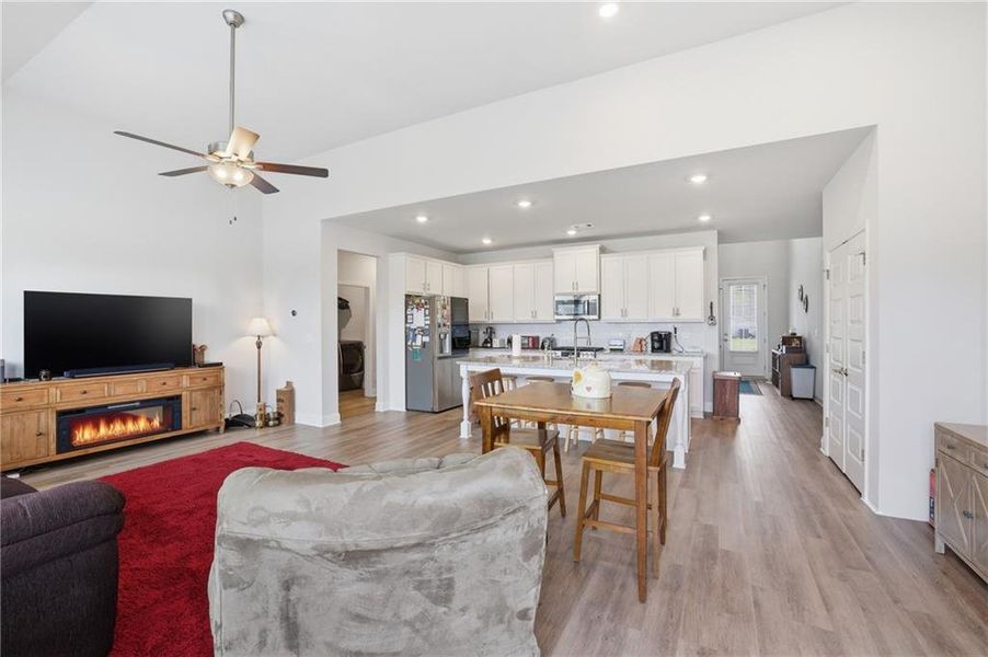 Furnished interior view inside a new home in , Commerce (Image 41).